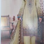 3-Piece Lawn Suit with Dupatta – Front Embroidery & Back Printed Design | Premium Fabric | 1013