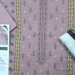3-Piece Lawn Suit with Dupatta – Front Embroidery & Back Printed Design | Premium Fabric | 1016