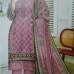 3-Piece Lawn Suit with Dupatta – Front Embroidery & Back Printed Design | Premium Fabric | 1016
