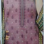 3-Piece Lawn Suit with Dupatta – Front Embroidery & Back Printed Design | Premium Fabric | 1016