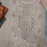 3-Piece Lawn Suit with Dupatta – Front Embroidery & Back Printed Design | Premium Fabric | 1021
