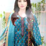 3-Piece Lawn Suit with Dupatta – Front Embroidery & Back Printed Design | Premium Fabric | 1058