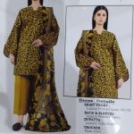 3-Piece Lawn Suit with Dupatta – Printed Trouser & Back Printed Design | Premium Fabric | 1073