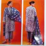 3-Piece Lawn Suit with Dupatta – Printed Trouser & Back Printed Design | Premium Fabric | 1074