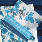 3-Piece Lawn Suit with Dupatta – Printed Trouser & Back Printed Design | Premium Fabric | 1082