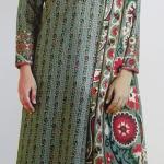 3-Piece Lawn Suit with Dupatta – Printed Trouser & Back Printed Design | Premium Fabric | 1085