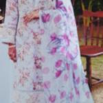 3-Piece Lawn Suit with Dupatta – Printed Trouser & Back Printed Design | Premium Fabric | 1087